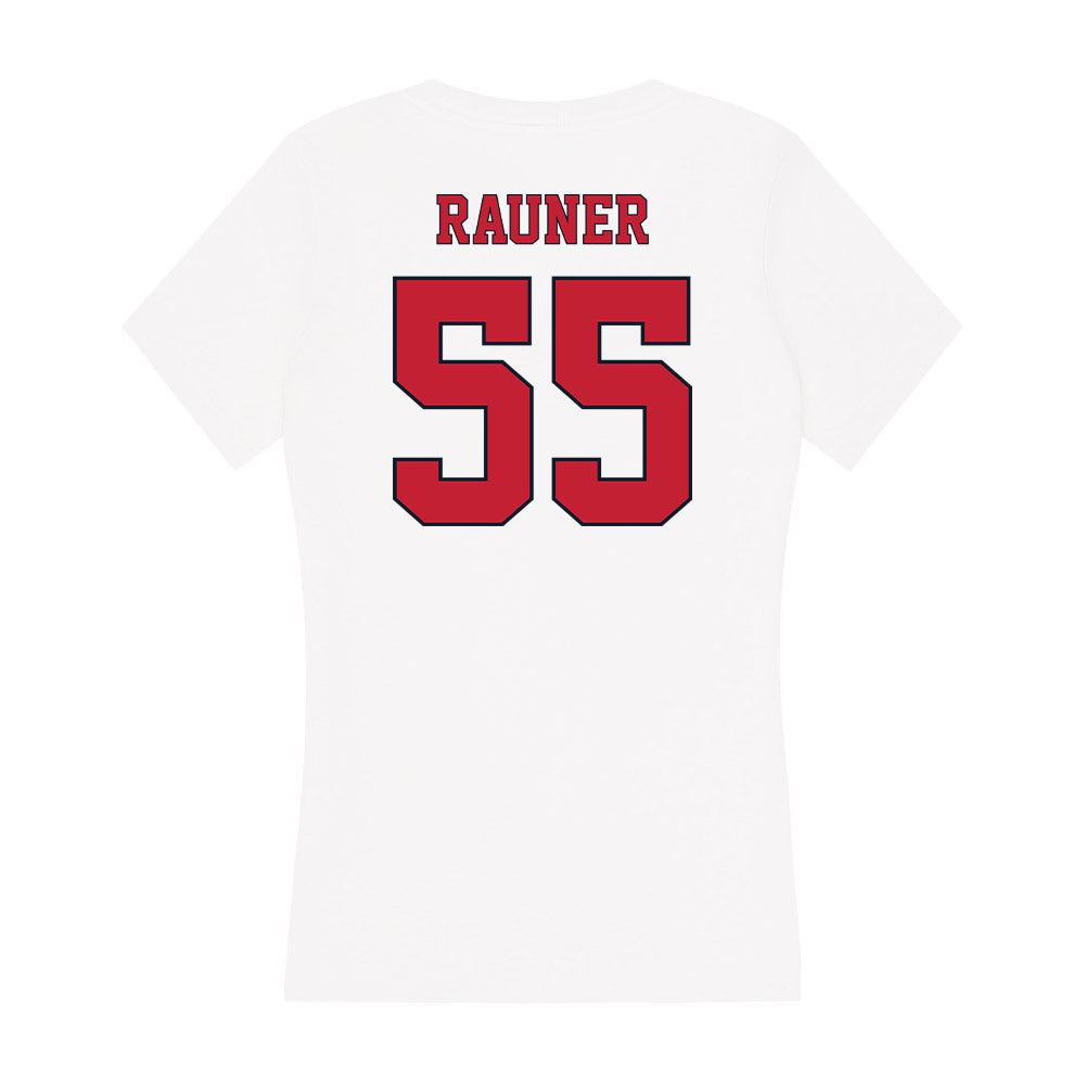St. Johns - NCAA Men's Lacrosse : Brady Rauner - Women's V-Neck T-Shirt-1