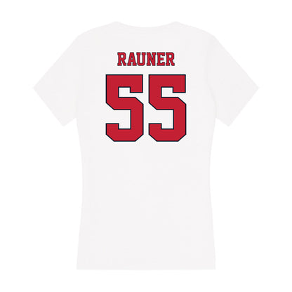 St. Johns - NCAA Men's Lacrosse : Brady Rauner - Women's V-Neck T-Shirt-1