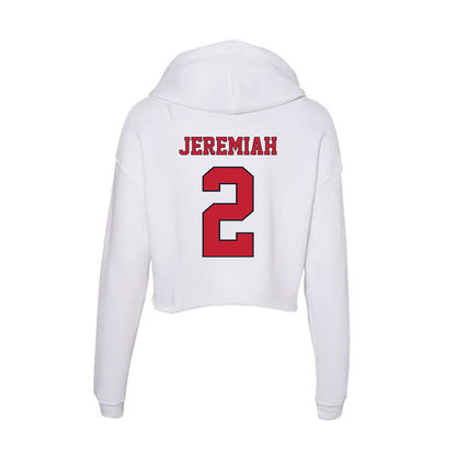 St. Johns - NCAA Baseball : Jace Jeremiah - Women's Crop Fleece Hoodie-1