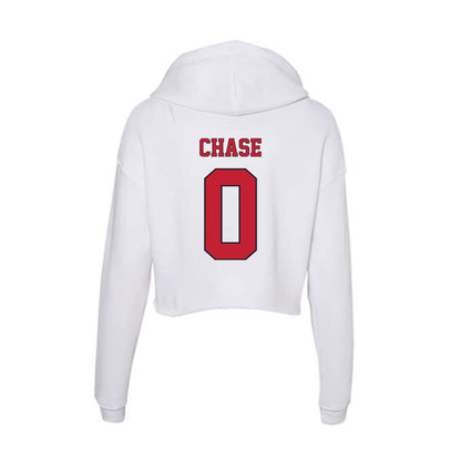 St. Johns - NCAA Baseball : Kyle Chase - Women's Crop Fleece Hoodie-1