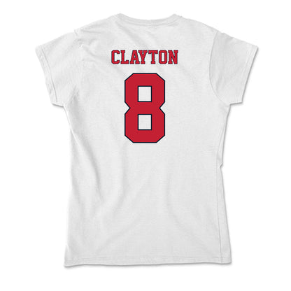 St. Johns - NCAA Women's Volleyball : Shiloh Clayton - Soft Style Women’s T-Shirt-1