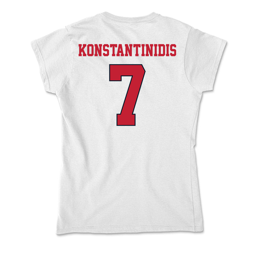 St. Johns - NCAA Men's Basketball : Fotis Konstantinidis - Soft Style Women’s T-Shirt-1