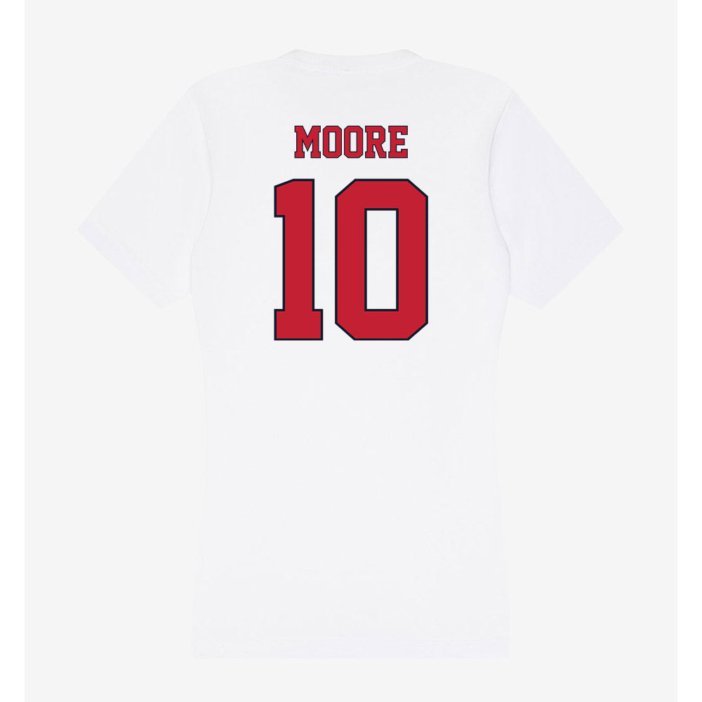 St. Johns - NCAA Women's Basketball : Brooke Moore - Women's V-Neck T-Shirt-1
