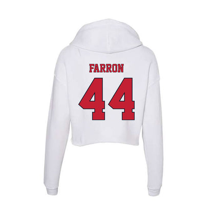 St. Johns - NCAA Men's Lacrosse : Ryan Farron - Women's Crop Fleece Hoodie-1