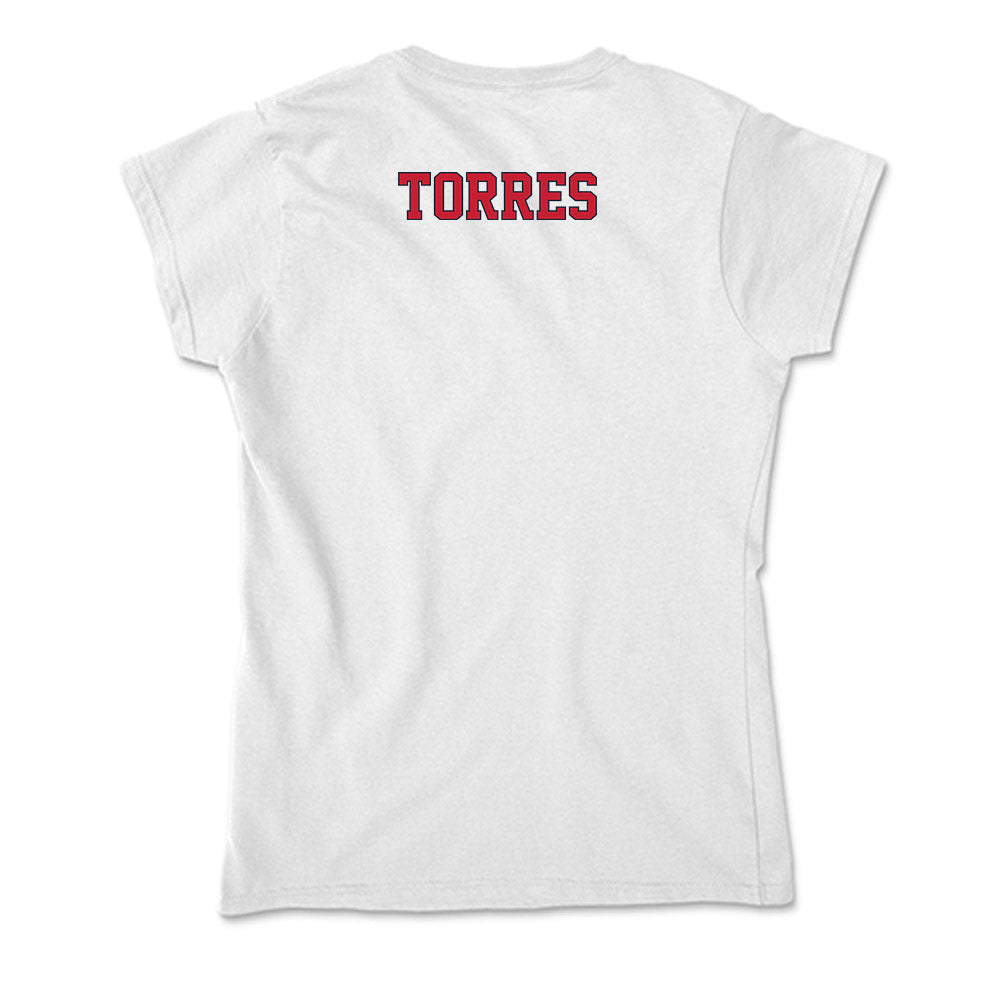 St. Johns - NCAA Women's Track & Field : Mia Torres - Soft Style Women’s T-Shirt-1
