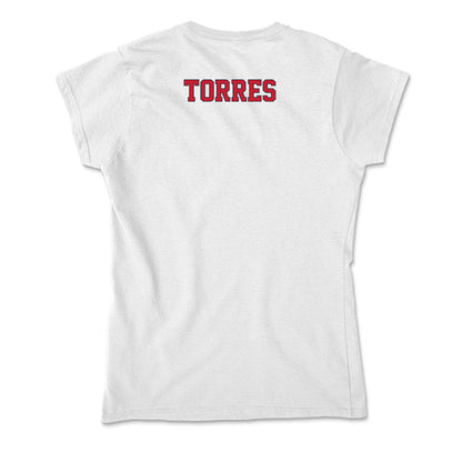 St. Johns - NCAA Women's Track & Field : Mia Torres - Soft Style Women’s T-Shirt-1