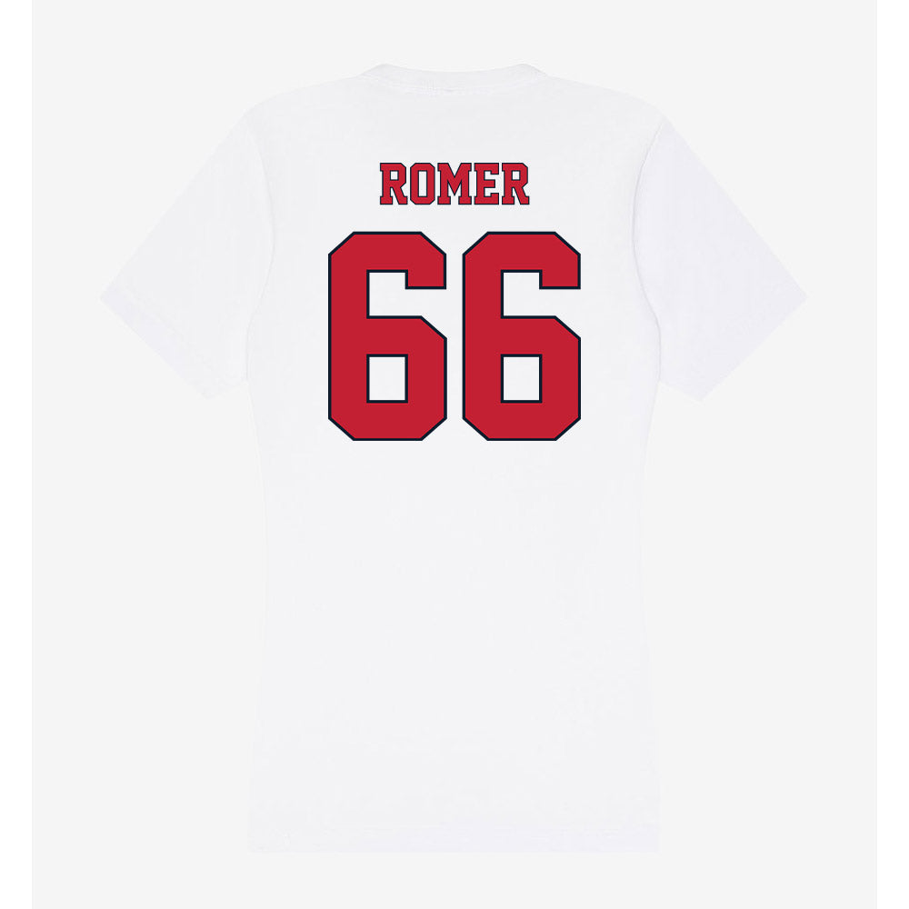 St. Johns - NCAA Baseball : Nick Romer - Women's V-Neck T-Shirt-1