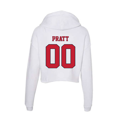 St. Johns - NCAA Men's Soccer : Dominic Pratt - Women's Crop Fleece Hoodie-1