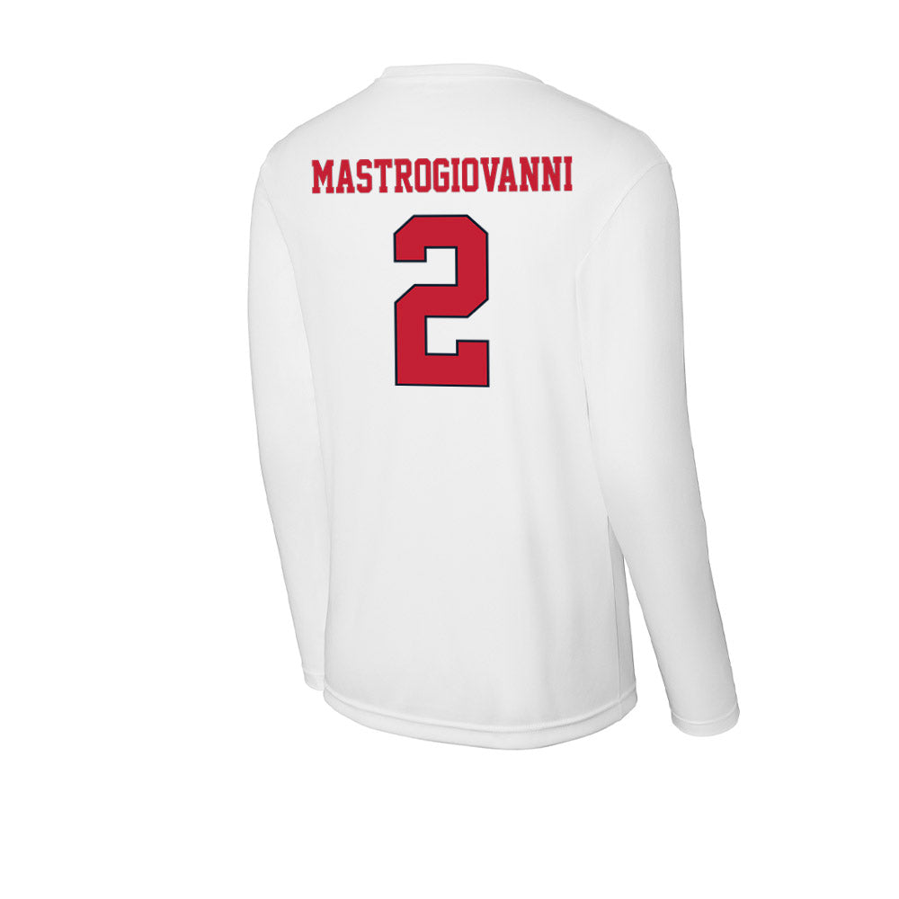 St. Johns - NCAA Men's Lacrosse : Luke Mastrogiovanni - Activewear Long Sleeve T-Shirt-1