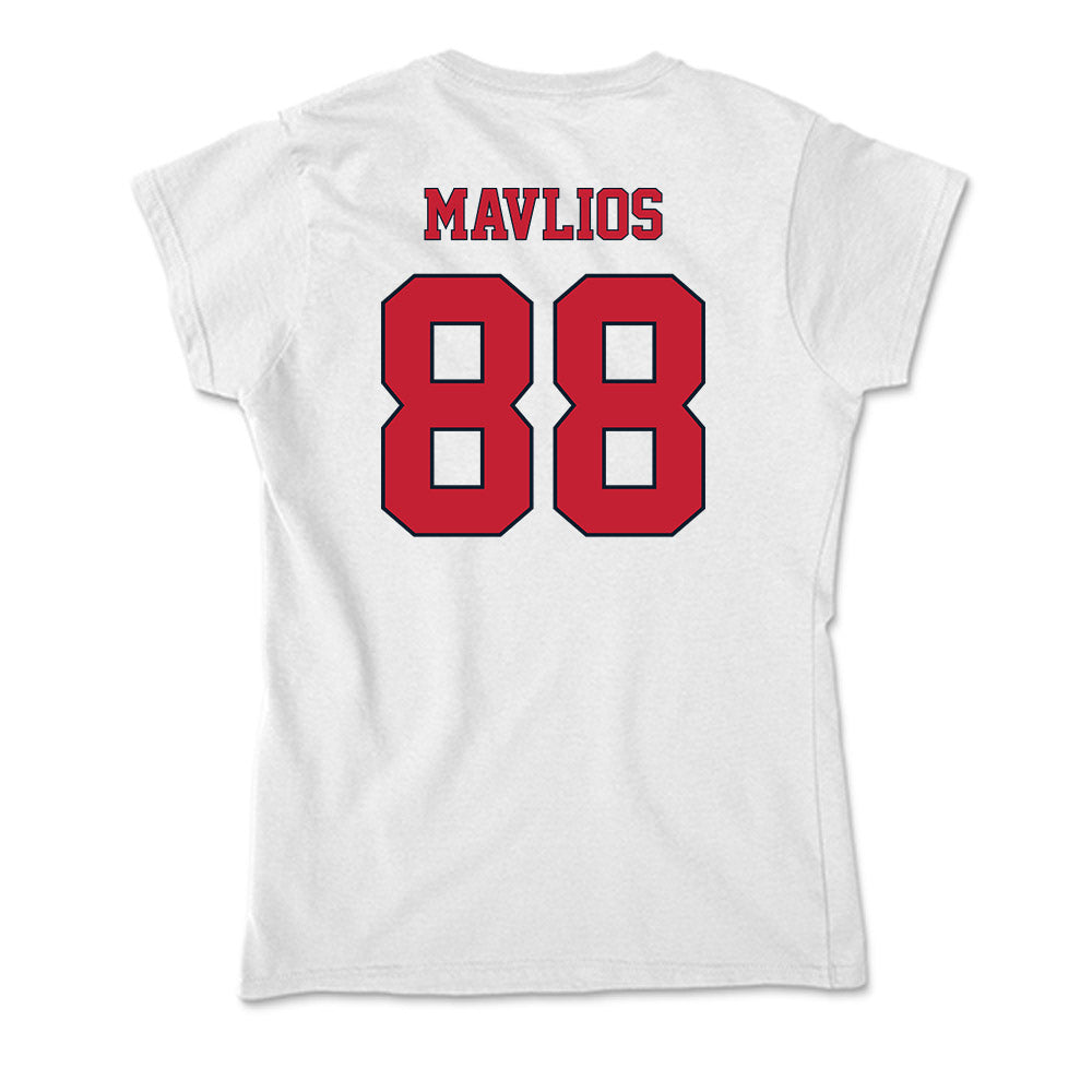 St. Johns - NCAA Men's Lacrosse : John Mavlios - Soft Style Women’s T-Shirt-1