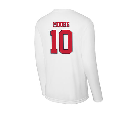 St. Johns - NCAA Women's Basketball : Brooke Moore - Activewear Long Sleeve T-Shirt-1