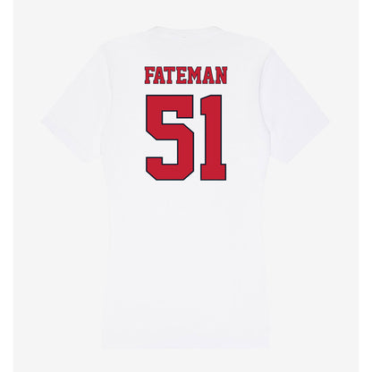St. Johns - NCAA Baseball : Jaden Fateman - Women's V-Neck T-Shirt-1