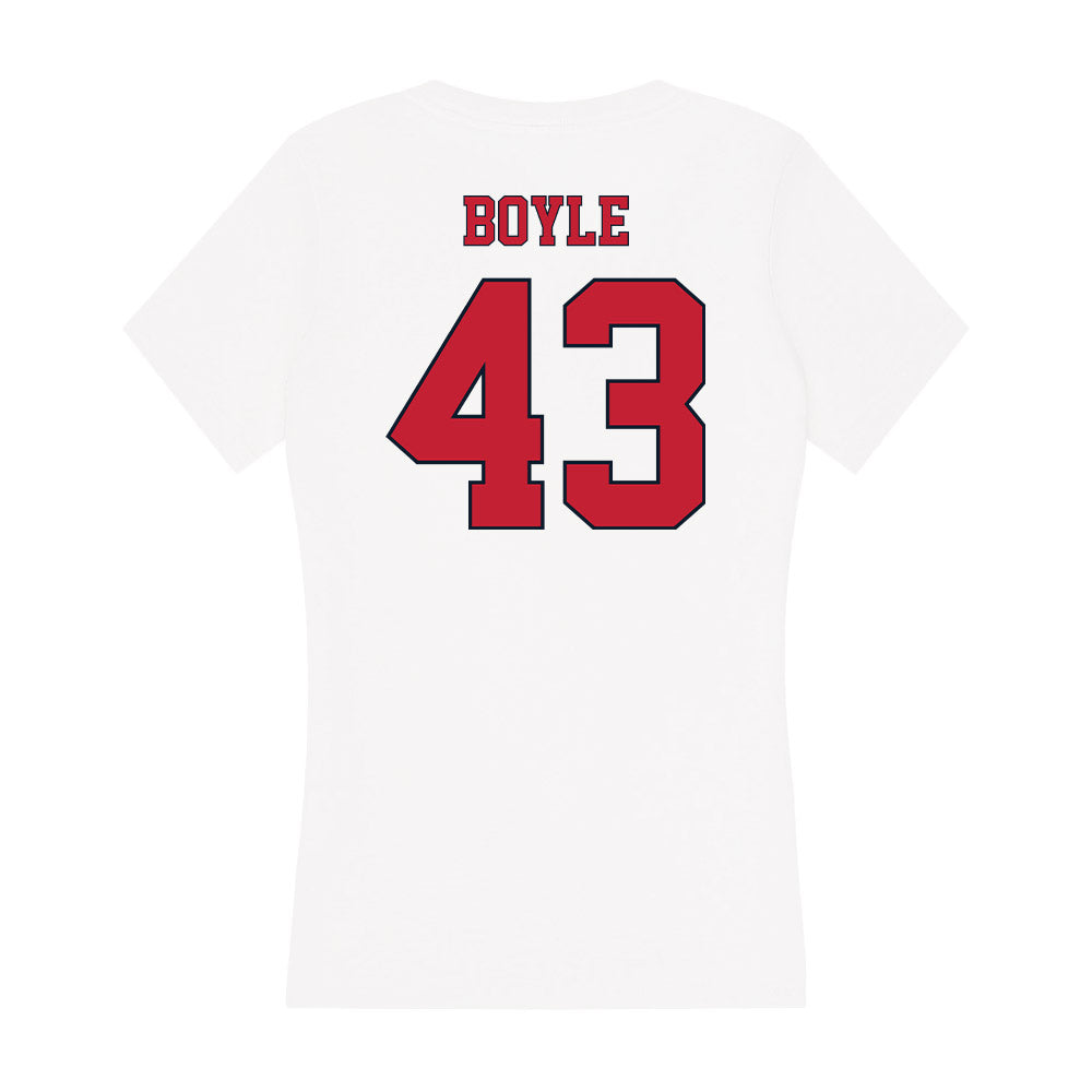 St. Johns - NCAA Baseball : Jed Boyle - Women's V-Neck T-Shirt-1