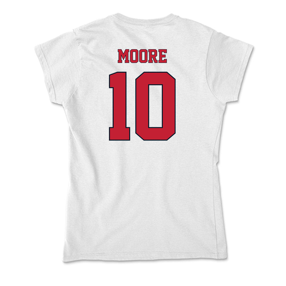 St. Johns - NCAA Women's Basketball : Brooke Moore - Soft Style Women’s T-Shirt-1