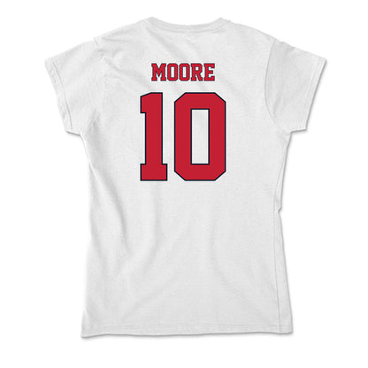 St. Johns - NCAA Women's Basketball : Brooke Moore - Soft Style Women’s T-Shirt-1