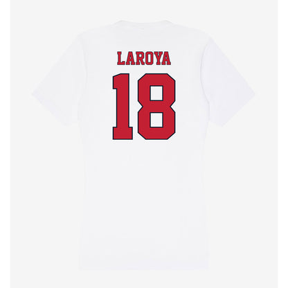 St. Johns - NCAA Softball : Mya Laroya - Women's V-Neck T-Shirt-1