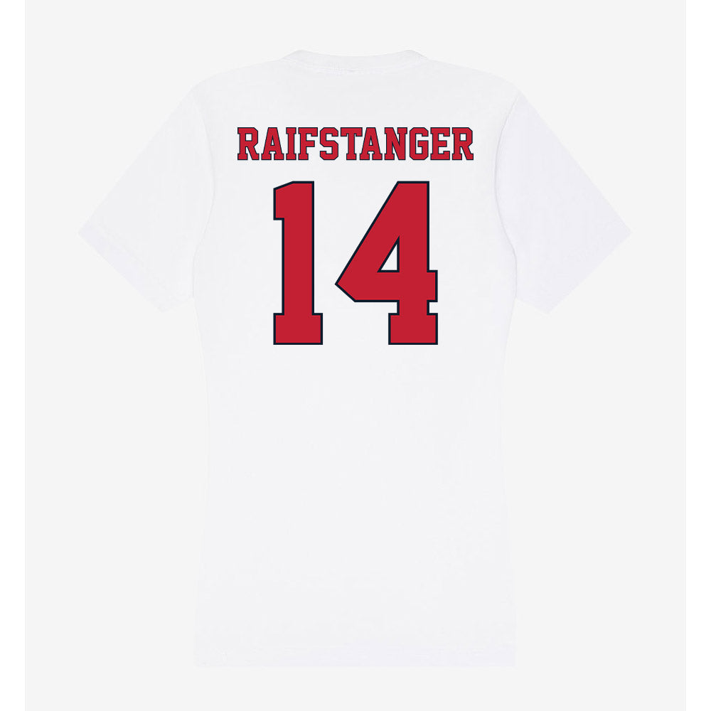 St. Johns - NCAA Baseball : Jayder Raifstanger - Women's V-Neck T-Shirt-1
