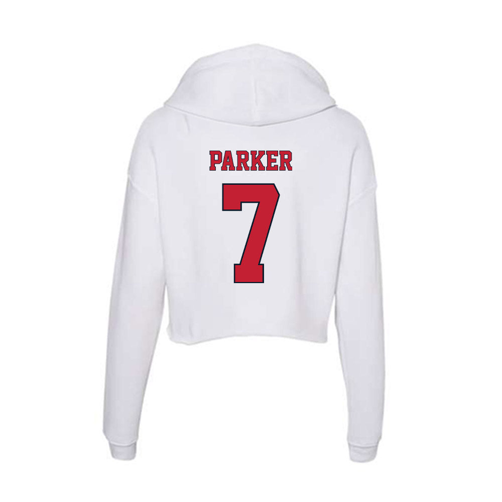 St. Johns - NCAA Women's Volleyball : Ella Parker - Women's Crop Fleece Hoodie-1