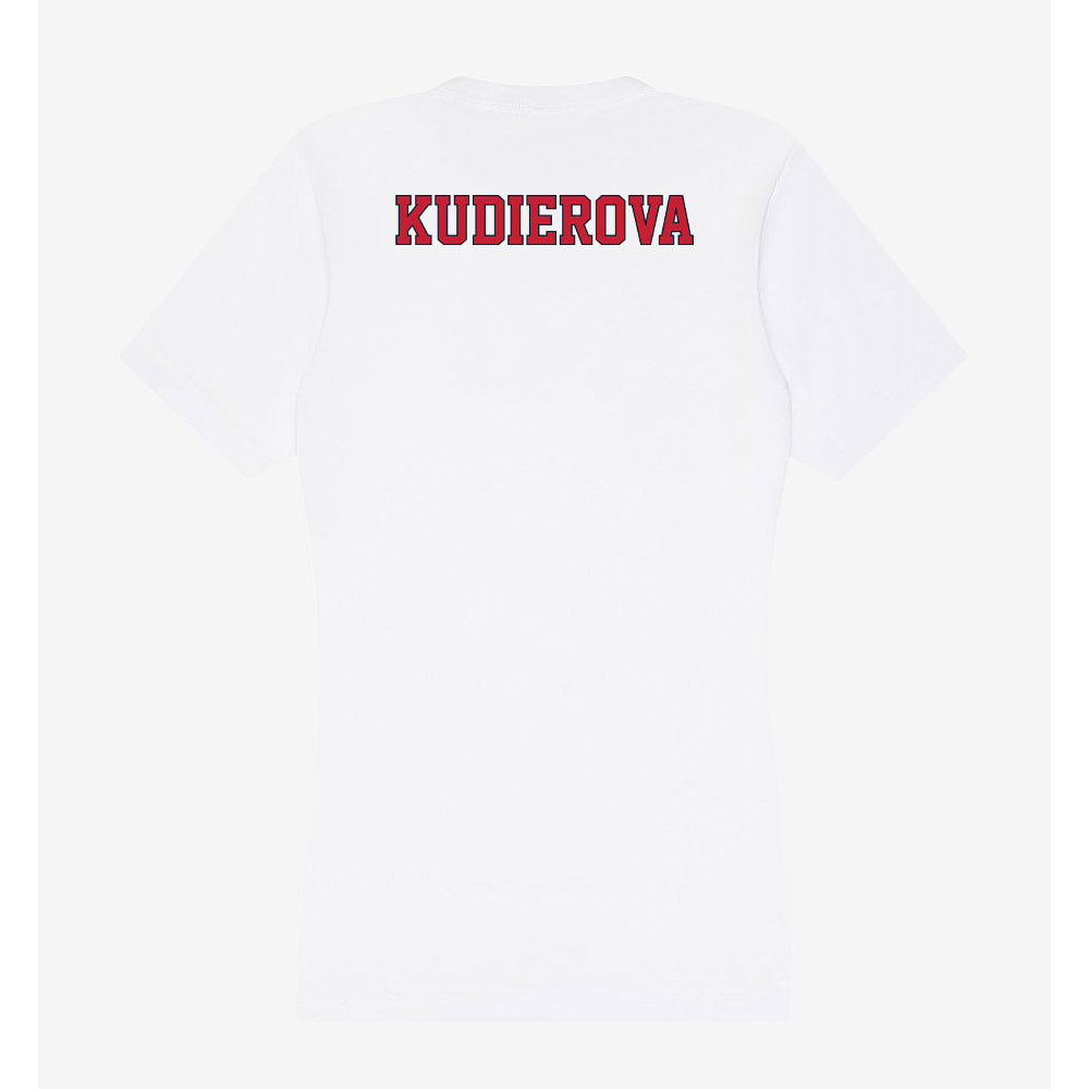 St. Johns - NCAA Women's Fencing : Anastasiia Kudierova - Women's V-Neck T-Shirt-1