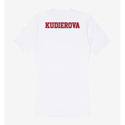 St. Johns - NCAA Women's Fencing : Anastasiia Kudierova - Women's V-Neck T-Shirt-1