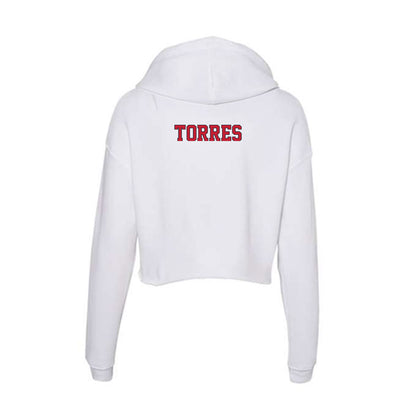 St. Johns - NCAA Women's Track & Field : Mia Torres - Women's Crop Fleece Hoodie-1