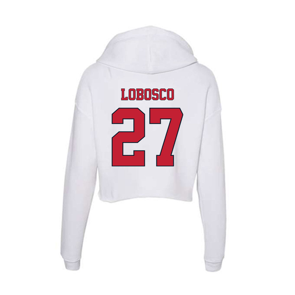 St. Johns - NCAA Softball : Bianca Lobosco - Women's Crop Fleece Hoodie-1