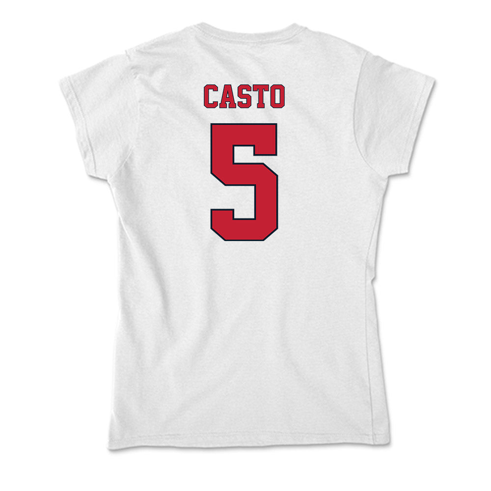 St. Johns - NCAA Softball : Natalie Casto - Soft Style Women’s T-Shirt-1