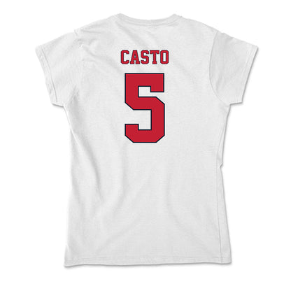St. Johns - NCAA Softball : Natalie Casto - Soft Style Women’s T-Shirt-1