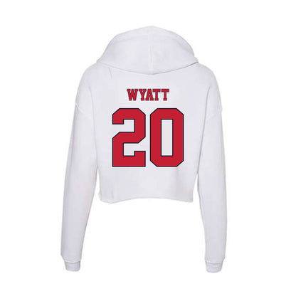 St. Johns - NCAA Women's Basketball : Sa'Mya Wyatt - Women's Crop Fleece Hoodie-1