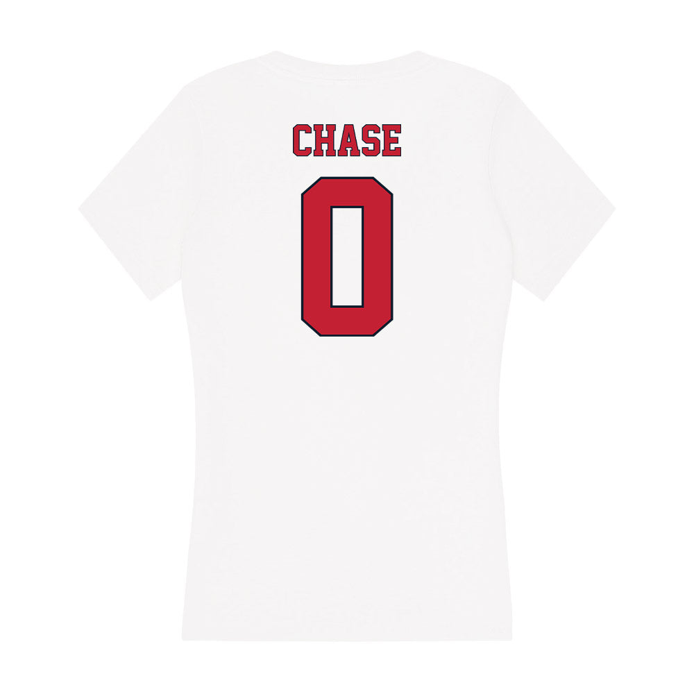 St. Johns - NCAA Baseball : Kyle Chase - Women's V-Neck T-Shirt-1