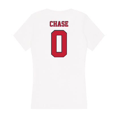 St. Johns - NCAA Baseball : Kyle Chase - Women's V-Neck T-Shirt-1