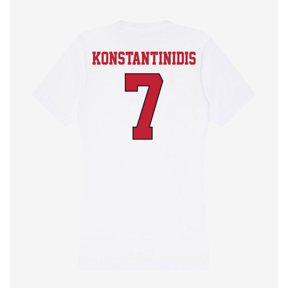 St. Johns - NCAA Men's Basketball : Fotis Konstantinidis - Women's V-Neck T-Shirt-1