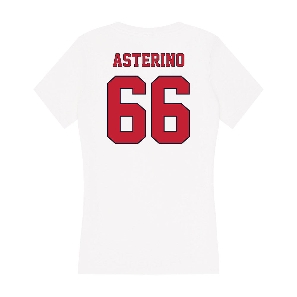 St. Johns - NCAA Men's Lacrosse : Joey Asterino - Women's V-Neck T-Shirt-1