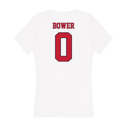 St. Johns - NCAA Women's Soccer : Kayla Bower - Women's V-Neck T-Shirt-1