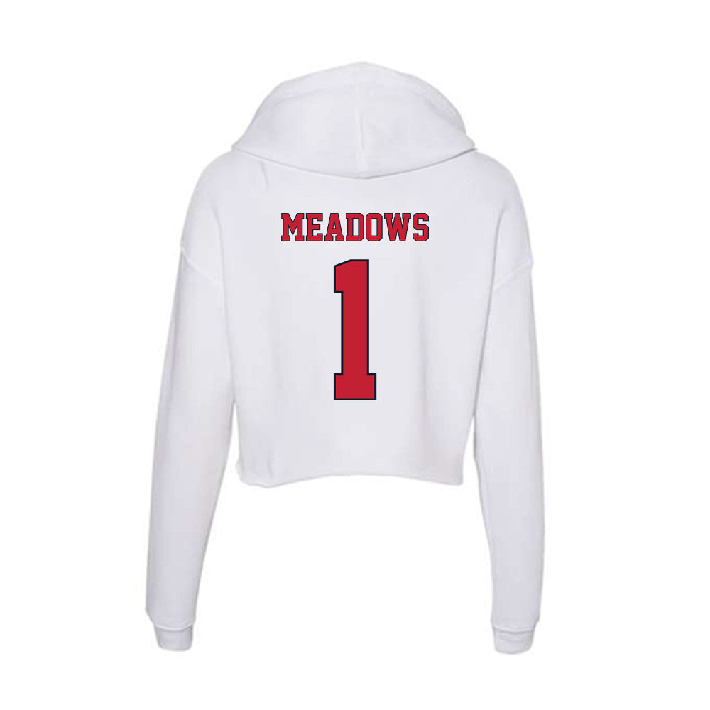 St. Johns - NCAA Softball : Makenna Meadows - Women's Crop Fleece Hoodie-1