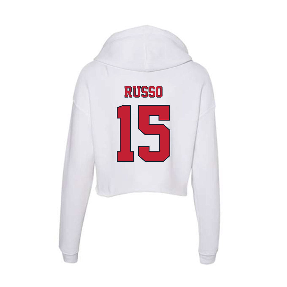 St. Johns - NCAA Baseball : Grant Russo - Women's Crop Fleece Hoodie-1