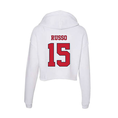 St. Johns - NCAA Baseball : Grant Russo - Women's Crop Fleece Hoodie-1