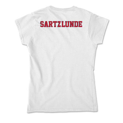 St. Johns - NCAA Women's Tennis : Nicoline Sartz-Lunde - Soft Style Women’s T-Shirt-1