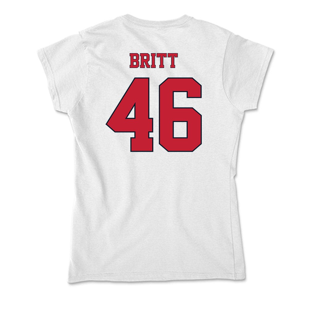 St. Johns - NCAA Baseball : Sean Britt - Soft Style Women’s T-Shirt-1
