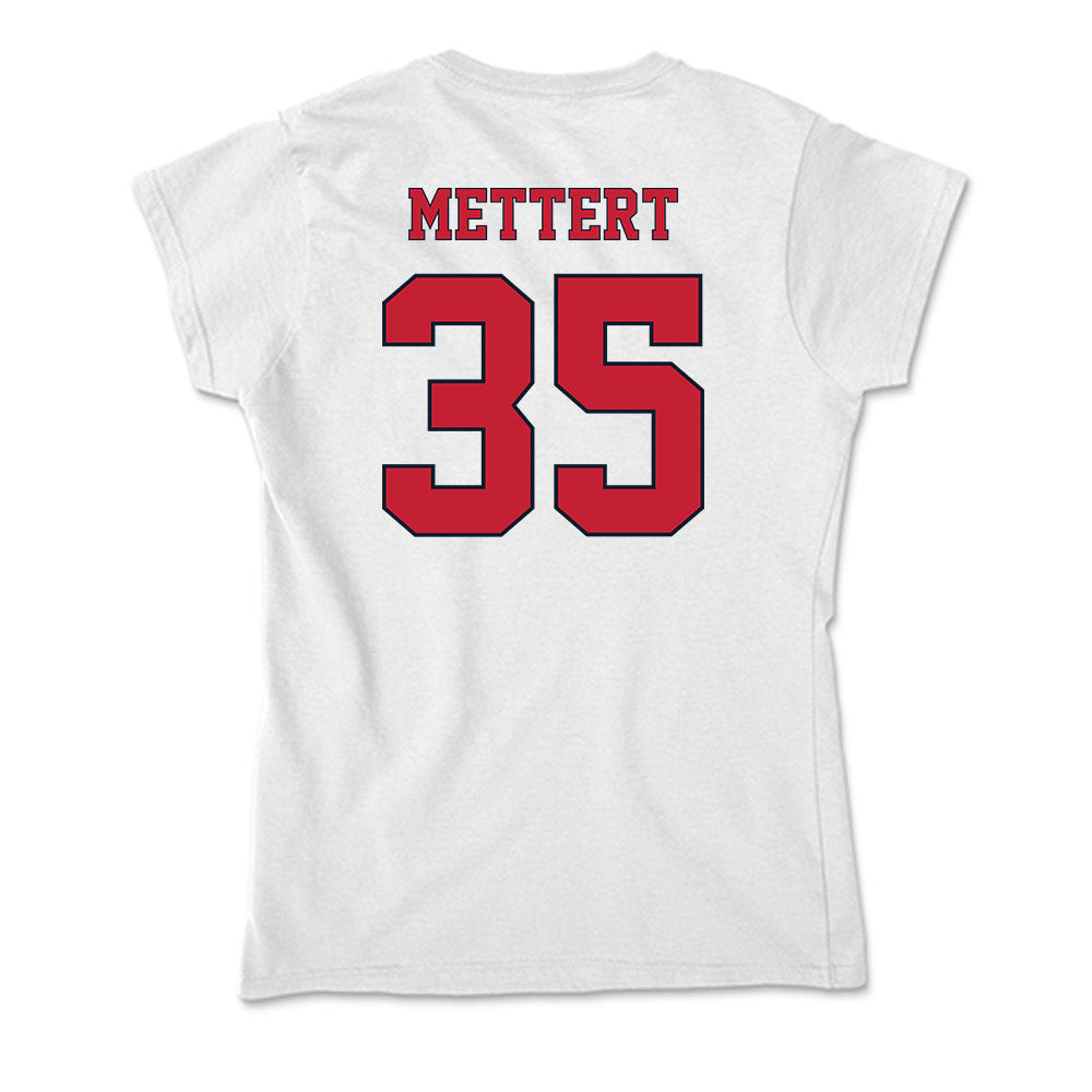 St. Johns - NCAA Baseball : Sam Mettert - Soft Style Women’s T-Shirt-1