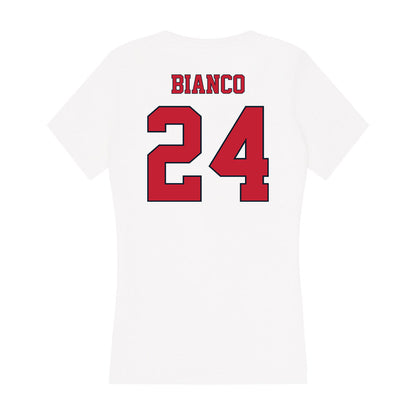 St. Johns - NCAA Softball : Jessica Bianco - Women's V-Neck T-Shirt-1