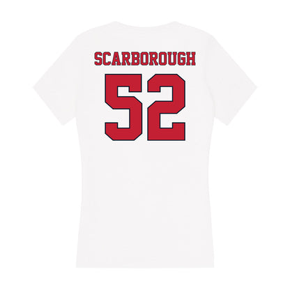 St. Johns - NCAA Men's Lacrosse : Patrick Scarborough - Women's V-Neck T-Shirt-1
