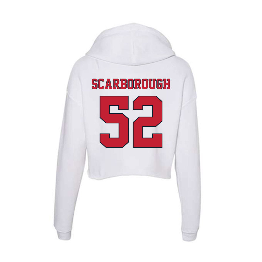 St. Johns - NCAA Men's Lacrosse : Patrick Scarborough - Women's Crop Fleece Hoodie-1