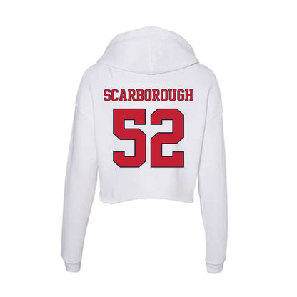 St. Johns - NCAA Men's Lacrosse : Patrick Scarborough - Women's Crop Fleece Hoodie-1