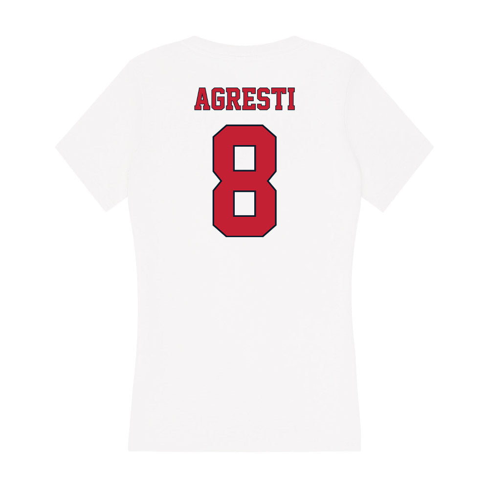 St. Johns - NCAA Baseball : Adam Agresti - Women's V-Neck T-Shirt-1