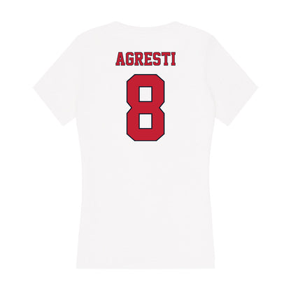 St. Johns - NCAA Baseball : Adam Agresti - Women's V-Neck T-Shirt-1