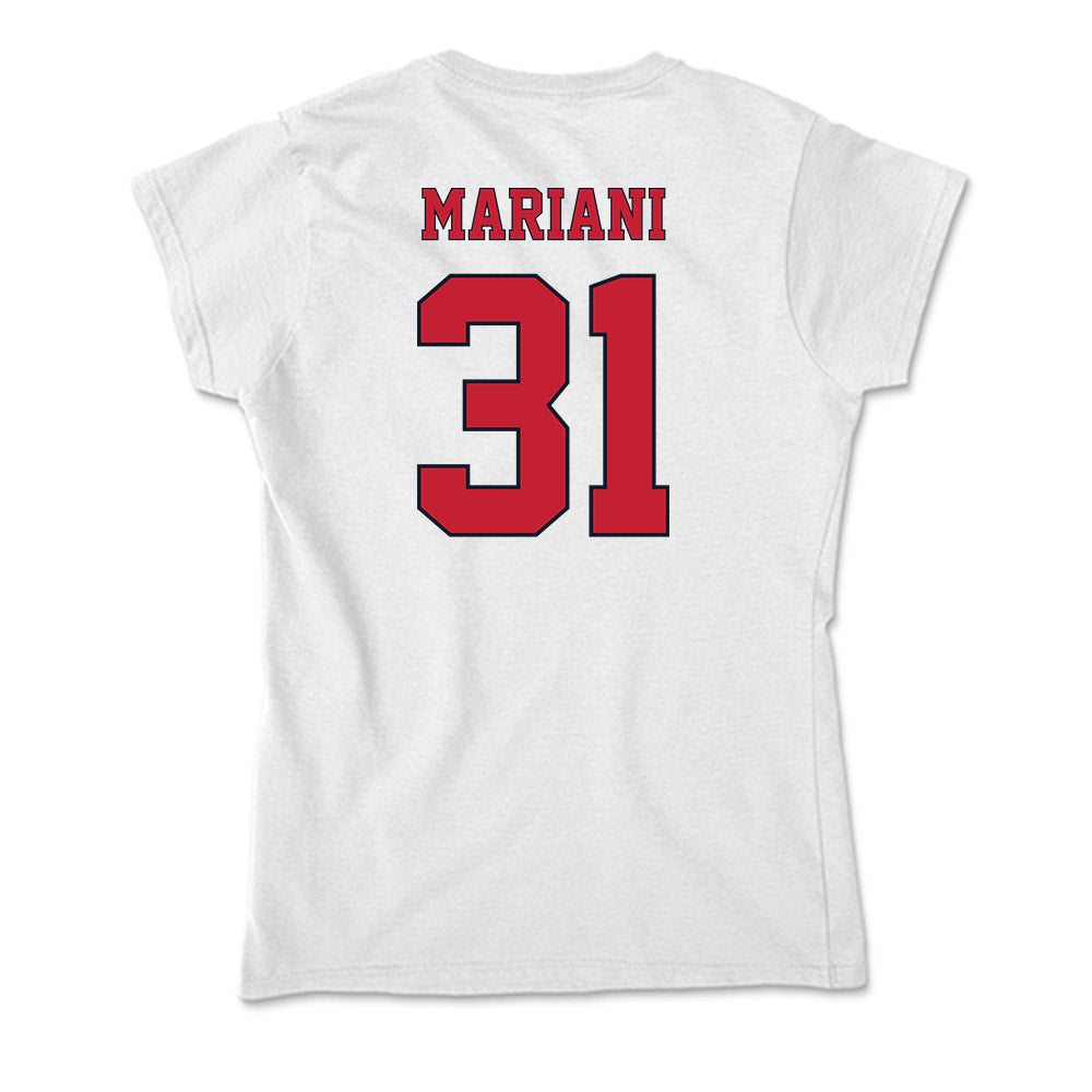 St. Johns - NCAA Women's Soccer : Maddie Mariani - Soft Style Women’s T-Shirt-1