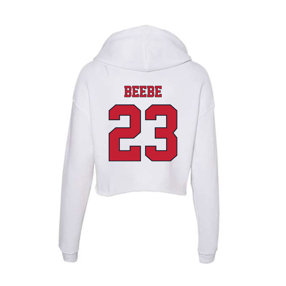 St. Johns - NCAA Baseball : Jared Beebe - Women's Crop Fleece Hoodie-1