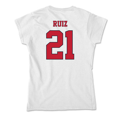 St. Johns - NCAA Baseball : Jacob Ruiz - Soft Style Women’s T-Shirt-1