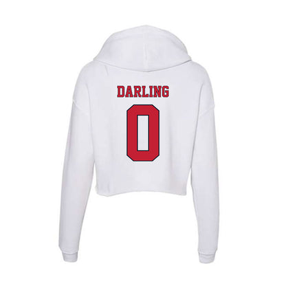 St. Johns - NCAA Men's Basketball : Dylan Darling - Women's Crop Fleece Hoodie-1